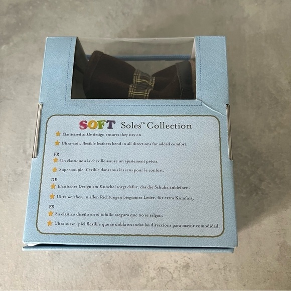 🆕 Robeez Cozy Ankle Bootie Suede Leather Soft Soles Crib Shoe 0-6 mo / Us 1-2 - Picture 8 of 11